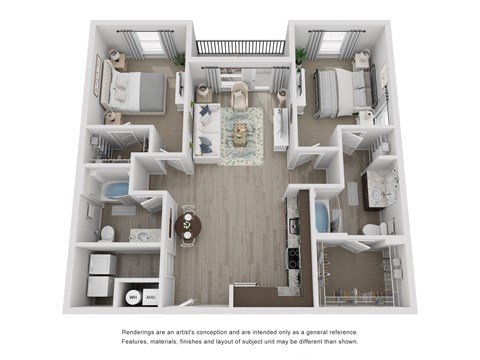 2 Bedroom 2 Bathroom